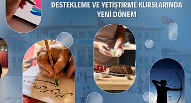 DESTEKLEME VE YETİŞTİRME KURSLARINDA YENİ DÖNEM BAŞLIYOR