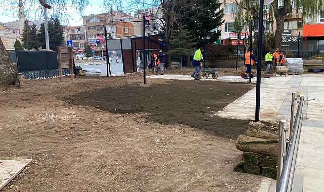 Dingiloğlu Parkı Çalışmaları Son Aşamada