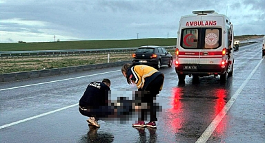 Edirne'de otomobilin çarptığı yaya öldü