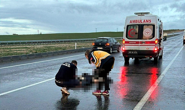 Edirne'de otomobilin çarptığı yaya öldü