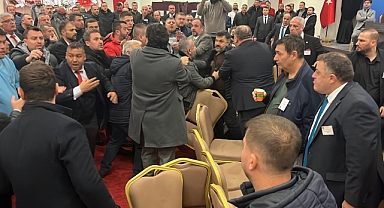 Edirne Şoförler ve Otomobilciler Esnaf Odası genel kurulunda gerginlik