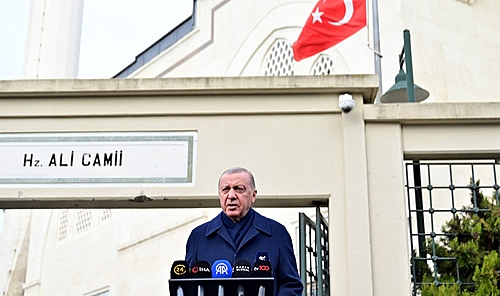 Erdoğan: Gazze ve Filistin Yalnız Değil