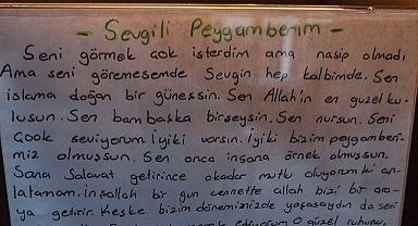 Gül Kokulu Peygambere Mektup 