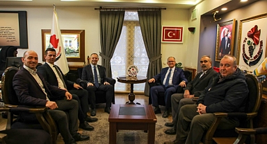 Kırklareli Belediyesi’nde Trakya Birlik ve Kooperatif Temsilcilerinden Ziyaret