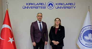 Kırklareli İl Göç İdaresi’nden KLÜ Rektörü Prof. Dr. Rengin Ak’a Ziyaret
