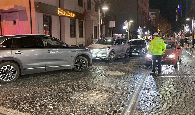 Kırklareli’nde Akşam Saatlerinde Trafik Denetimi