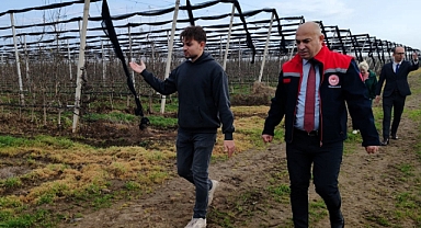 Kırsal Kalkınma Destekli Elma Üretimine Yerinde İnceleme 