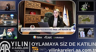 KLÜ Rektörü Prof. Dr. Rengin Ak, AA’nın “Yılın Kareleri 2025” Oylamasına Katıldı