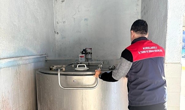 Kofçaz’da Süt Toplama Merkezlerine Denetim