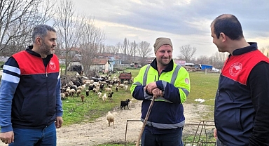 Pınarhisar’da Küçükbaş Yetiştiricilere Saha Ziyareti