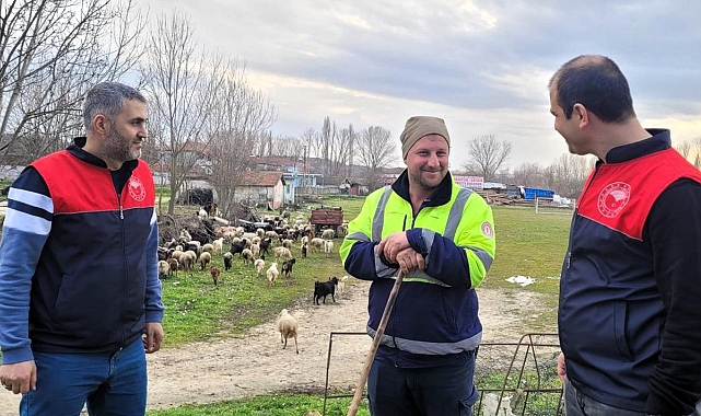 Pınarhisar’da Küçükbaş Yetiştiricilere Saha Ziyareti