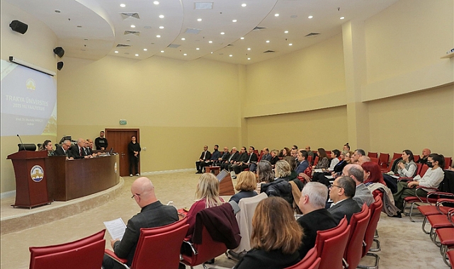 TRAKYA ÜNİVERSİTESİ SENATOSU, 2026 YILININ İLK TOPLANTISINI GERÇEKLEŞTİRDİ