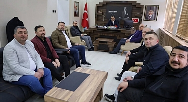 Vize’de Oda Başkanlarından Kaymakam Balaban’a Ziyaret