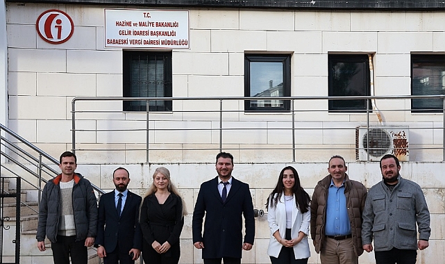 Babaeski Belediye Başkanı Dr. Fırat Yayla’dan Vergi Dairesi’ne Ziyaret