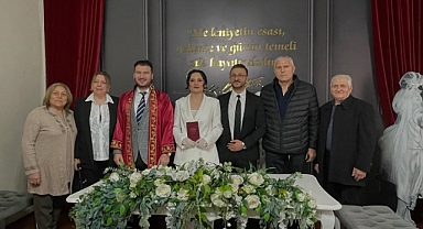 Babaeski Belediye Başkanı Dr. Fırat Yayla, Özgenur ve Emrah Çiftinin Nikahını Kıydı