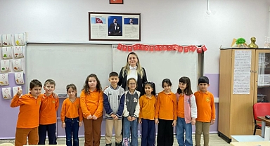 Babaeski’de Miniklere Muhtarlık Dersi: Elif Ezerceli Öğrencilerle Buluştu