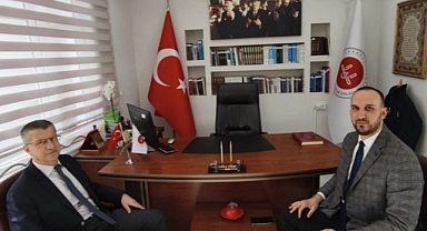 Babaeski Kaymakamı Tamer Orhan’dan Müftü Abdullah Uygun’a Ziyaret