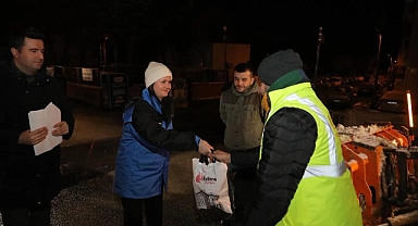 BAŞKAN FİLİZ GENCAN, BERAT KANDİLİ’NDE SAHADAYDI!