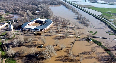 Edirne'de nehirlerin debileri düşüşe geçti