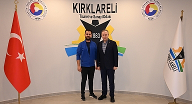 Kırklareli TSO’ya “Hayırlı Olsun” Ziyareti: Gençlik Kolları Başkanı Gürbay’dan Yeni Hizmet Binasına Tebrik