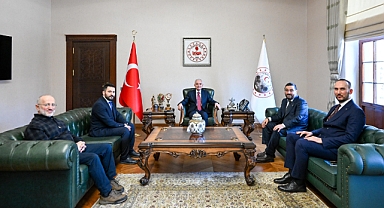 Kırklareli Valisi Uğur Turan, İl ve İlçe Müftülerini Valilik Makamında Kabul Etti