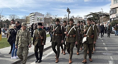 Tekirdağ'da 57'nci Alay, 111 yıl sonra yeniden Çanakkale'ye uğurlandı