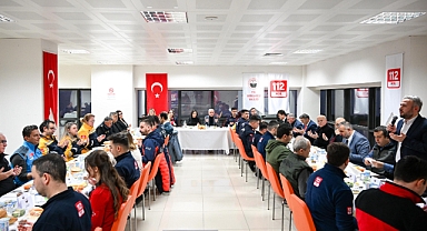 Vali Uğur Turan, 112 Acil Çağrı Merkezi Personeliyle İftarda Buluştu