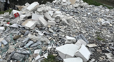 Dere yatağına atık döken kişiye 50 bin lira ceza