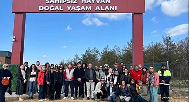 HAYVANSEVERLER EDİRNE BELEDİYESİ’NİN DOĞAL YAŞAM ALANI’NI ZİYARET ETTİ
