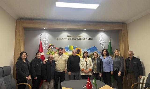 İYİ Parti’den Kırklareli Ziraat Odası’na Ziyaret