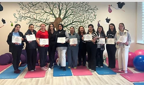 Kırklareli Eğitim ve Araştırma Hastanesi’nde Gebe Okulu Eğitimi Tamamlandı