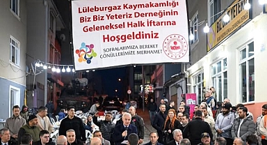 Kırklareli’nde Gönül Sofrası Kuruldu