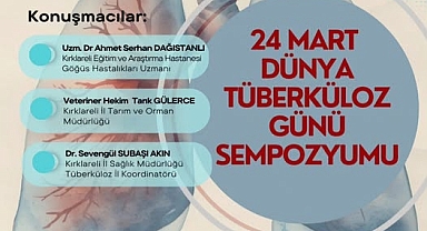 Kırklareli’nde Veremle Mücadeleye Dikkat Çeken Sempozyum! Uzmanlar Bir Araya Geliyor