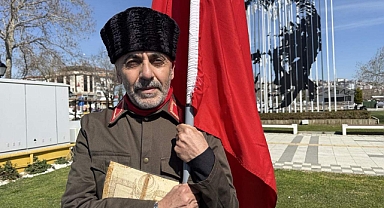 Şehitler için 8 yıldır İstanbul'dan Çanakkale'ye yürüyor