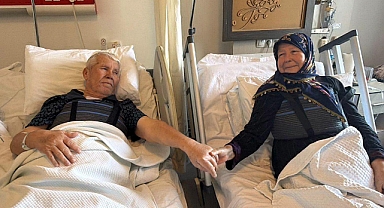 46 yıllık çift, evlilik yıl dönümlerinde birlikte kalp ameliyatı oldu