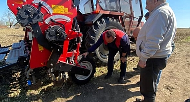 Babaeski’de Aspir Tohumu Ekim Etkinliği Gerçekleştirildi