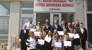 Babaeski’de Teşvik Kursu Mezunlarına Sertifika Töreni