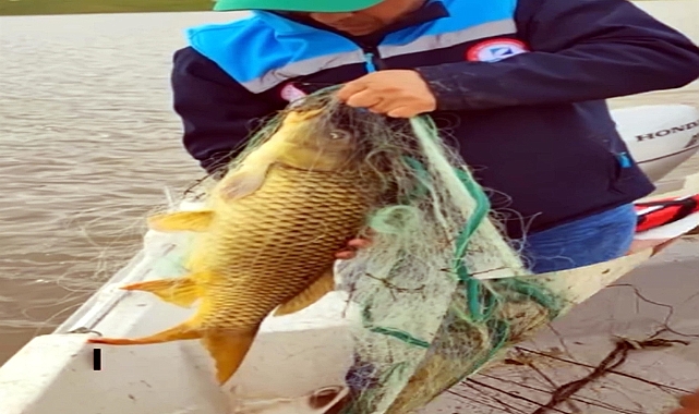 Kayalıköy Barajı'nda kaçak avlanan 2 kişiye 94 bin lira ceza