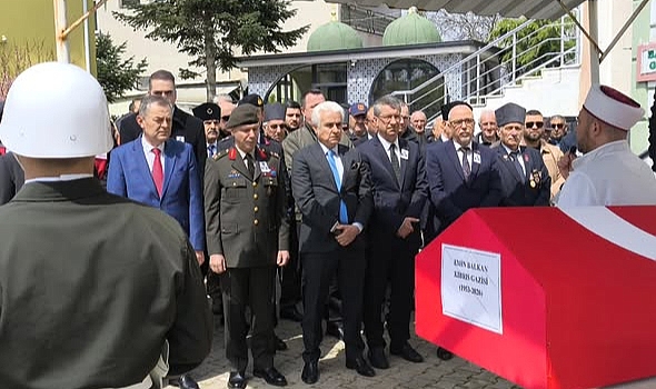 Kıbrıs Gazisi Emin Balkan Son Yolculuğuna Uğurlandı