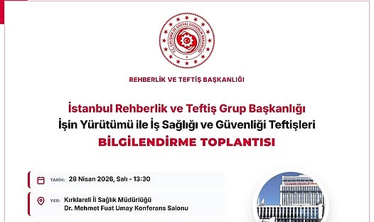 Kırklareli’nde İş Sağlığı ve Güvenliği Gündemi