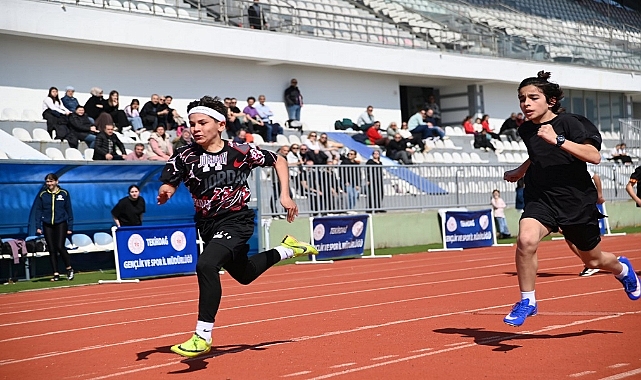 TEKİRDAĞ'IN EN HIZLI MİNİK SPORCULARI BELİRLENDİ