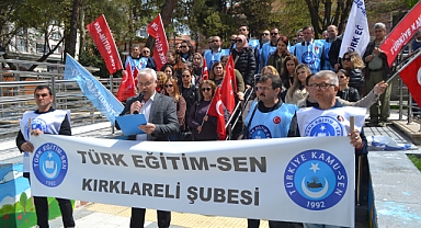 TÜRK EĞİTİM-SEN KIRKLARELİ ŞUBESİ’NDEN SİVEREK SALDIRISINA SERT TEPKİ