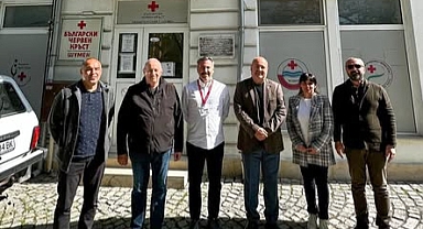 Türk Kızılayı Kırklareli Heyetinden Bulgaristan’a Önemli Ziyaret