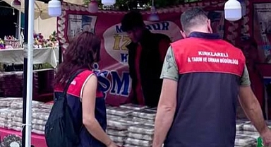 32. Kırklareli Karagöz ve Kakava Festivali’nde Gıda Denetimi Yapıldı