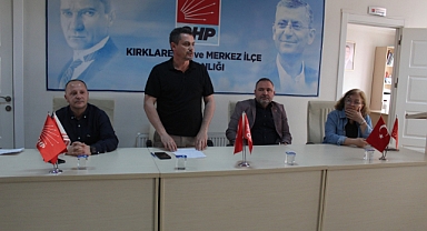 CHP Kırklareli'nin Haftalık Toplantısında Soma Şehitleri Anıldı