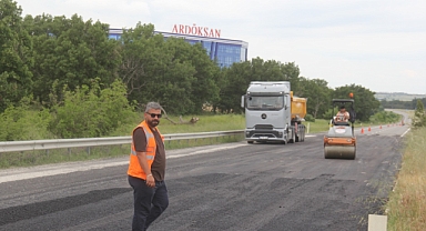 Karayolları Kırklareli Kızılcıkdere OSB Yol Onarım Çalışmalarını Tamamladı