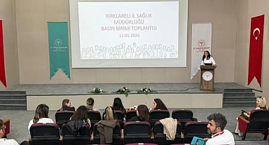 Kırklareli İl Sağlık Müdürlüğü’nde Basın ve Halkla İlişkiler Toplantısı Gerçekleştirildi