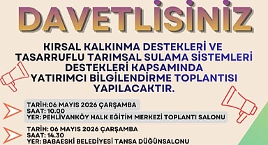 Kırklareli’nde Üreticilere Yönelik Önemli Destek Toplantısı