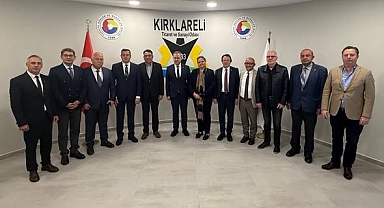 Kırklareli Ticaret ve Sanayi Odası’nda Önemli Ziyaret: CHP Heyeti Ağırladı