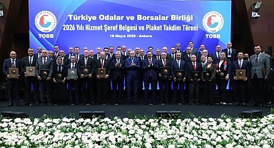 Kırklareli TSO Genel Sekreteri F. Merve Çelik’e TOBB’dan Hizmet Şeref Belgesi